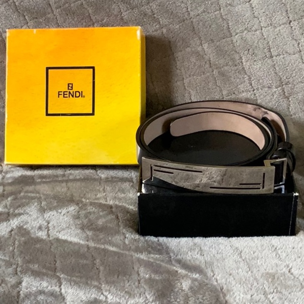 Fendi authentic laser etched belt